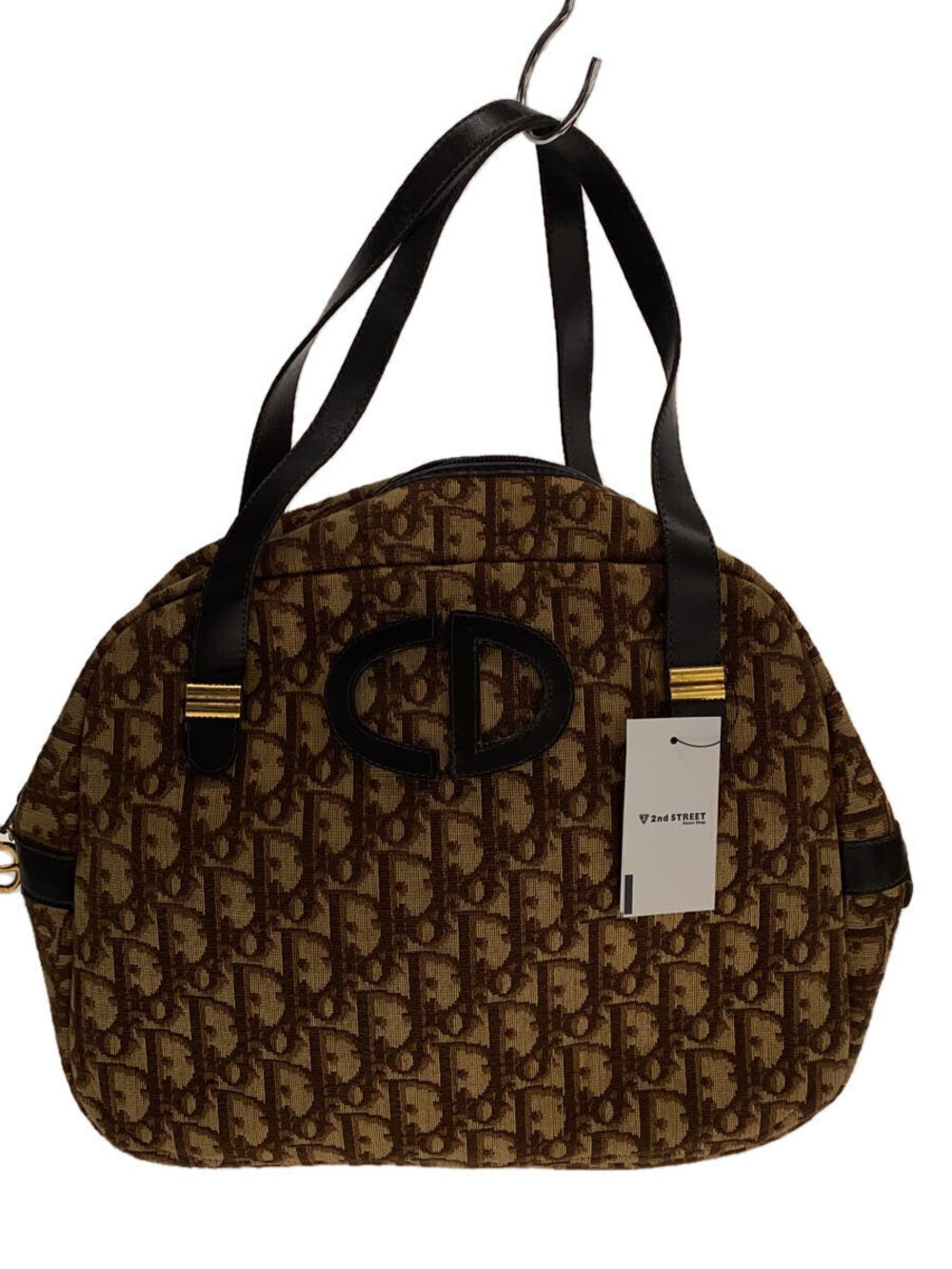 Christian Dior Trotter Handbag Brown